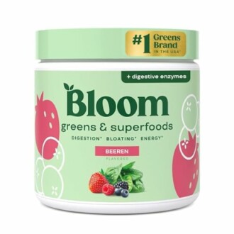 Bloom Greens und Superfoods Pulver mit Beeren-Geschmack