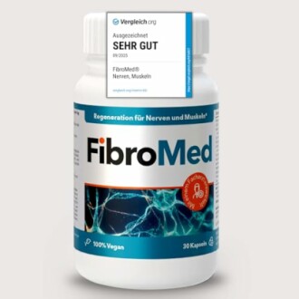 Fibromed Nahrungsergänzungsmittel für Nerven und Muskeln.