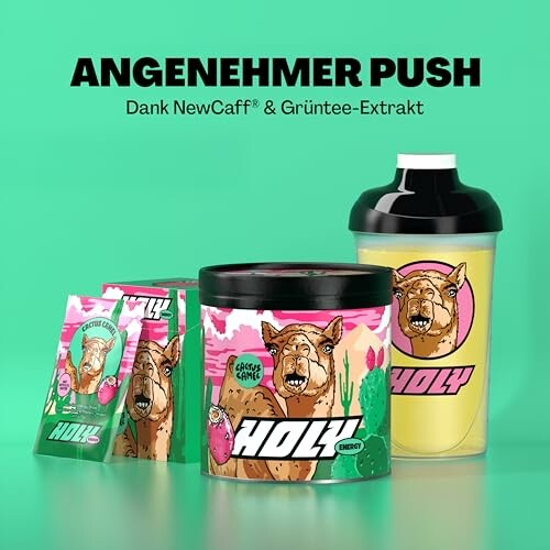 Energiegetränk mit NewCaff und Grüntee-Extrakt