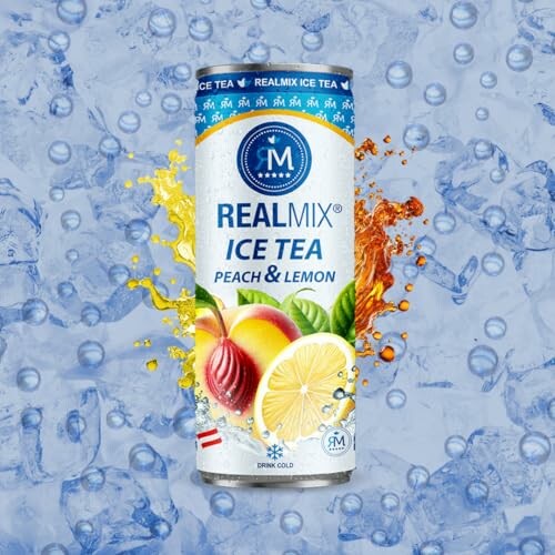 Dose RealMix Eistee Pfirsich & Zitrone