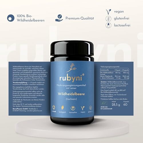 Rubyni Wildheidelbeere