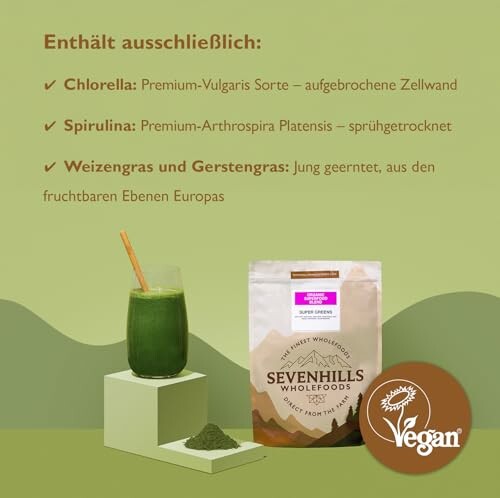 Sevenhills Bio-Super-Greens-Mischung