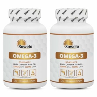 Omega-3 1000 mg mit Vitamin D3 K2 E