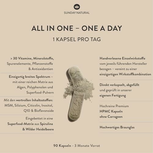 SUNDAY NATURAL® Multivitamin Komplex