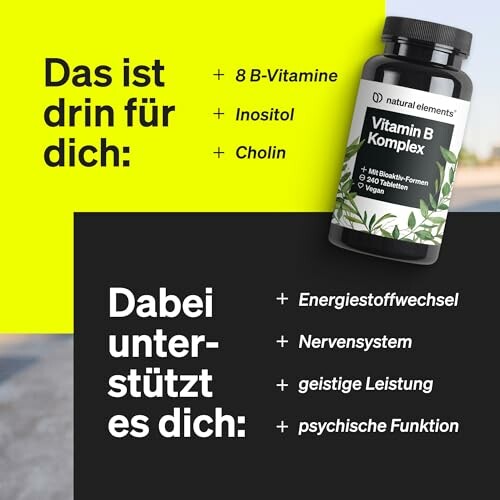 Vitamin B Komplex mit gesundheitlichen Vorteilen